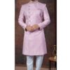 Spectacular Light Purple Designer Indo-Western Sherwani for Engagement and Reception