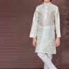 Elegant Cream Colored Designer Kid’s Kurta Pajama Set for Festivals and Party