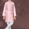 Fancy Pink Colored Designer Kid’s Kurta Pajama Set for Festivals, Engagements, Reception, and Party