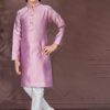 Captivating Light Purple Colored Designer Kid’s Kurta Pajama Set for Festivals, Engagement, Reception, and Party