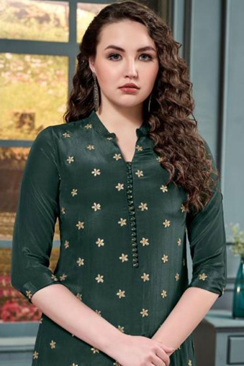 Lovely Georgette Designer Women’s Kurti for Festival, Mehendi, and Party
