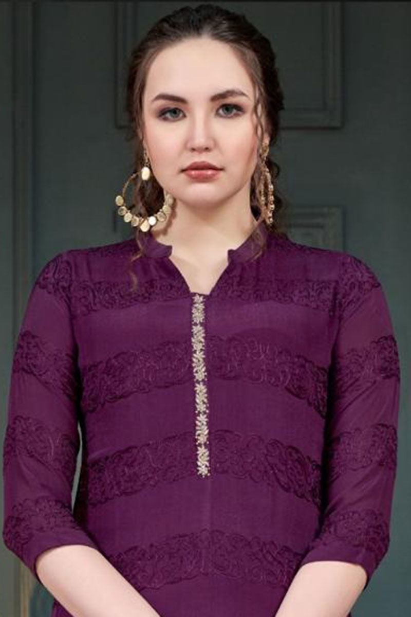 Irresistible Georgette Designer Women’s Kurti for Festival and Party