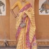 Aesthetic Pure Brasso Designer Saree for Festival, Sangeet, and Party