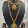 Royal Golden Designer Necklace Set for Wedding, Reception, and Festivals