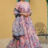 Irresistible Pink Designer Gown for Party and Festivals