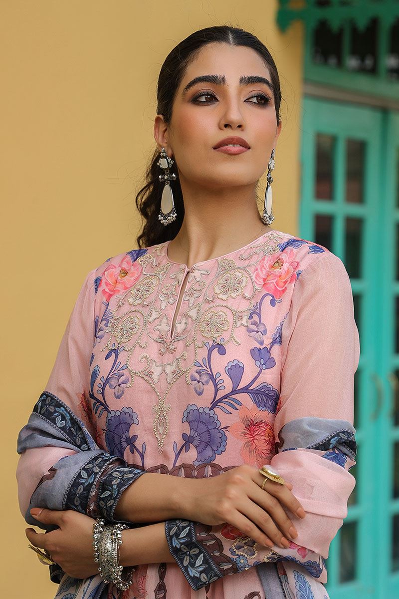 Irresistible Pink Designer Gown for Party and Festivals