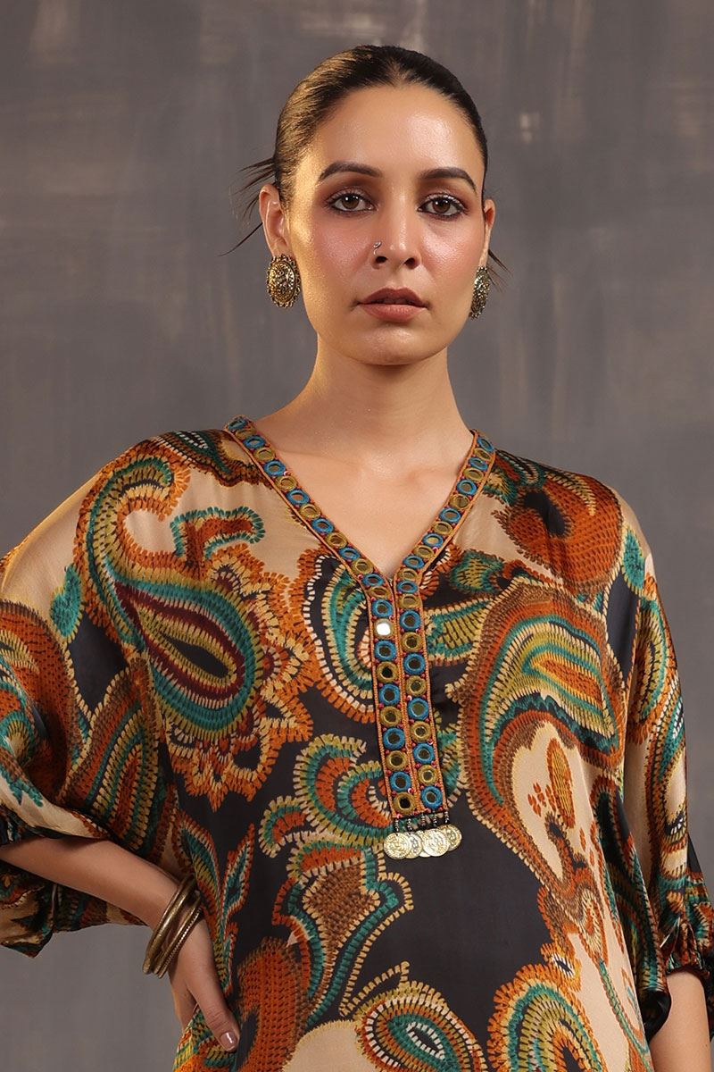 Royal Paisley Printed Designer Straight Cut Suit for Party and Festive Wear