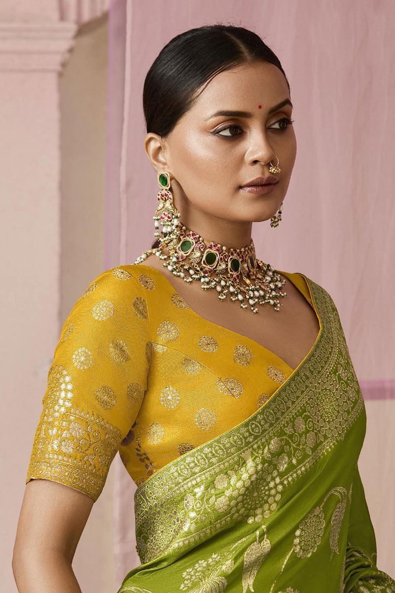 Royal Dola Viscose Silk Designer Saree for Wedding, Engagement and Reception