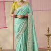 Mesmerizing Dola Viscose Silk Designer Saree for Wedding, Engagement, and Reception
