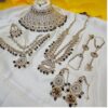 Glamorous Multi Designer Wedding Necklace Set for Wedding and Reception