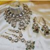 Charming Green Designer Bridal Necklace Set for Wedding, Reception, and Mehendi