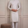 Classy Cream Designer Kurta Pant Set for Engagement and Festival