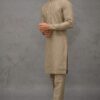 Charismatic Brownish Gold Designer Kurta Pant Set for Engagement, Party and Festivals