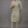 Dashing Light Mehendi Designer Kurta Pant Set for Mehendi, Party, and Festivals