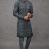 Amazing Gray Designer Kurta Pant Set for Party, Engagement, Reception, and Festivals