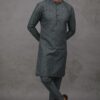 Royal Gray Designer Kurta Pant Set for Party, Engagement, Reception, and Festivals