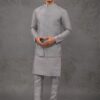 Stylish Grey Designer 3-Piece Men’s Suit for Party