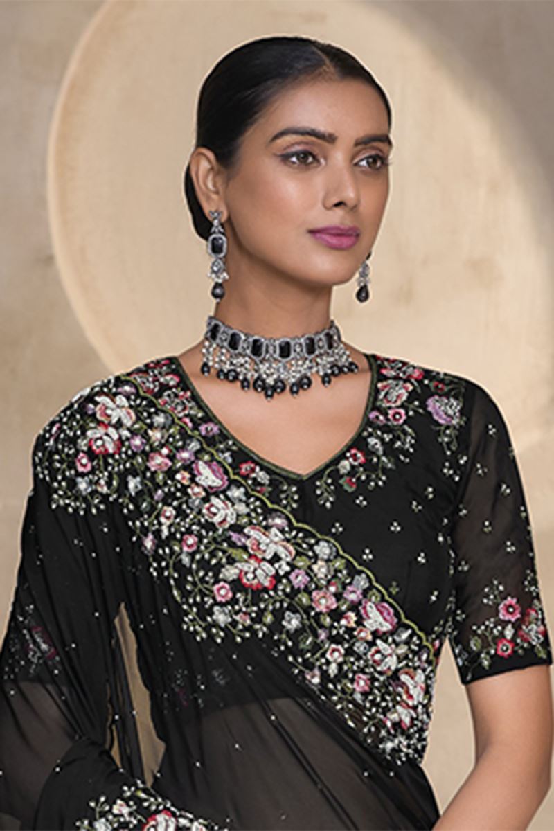 Pretty Banarasi Tuscany Designer Saree for Party