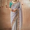 Artistic Tissue Dola Silk Designer Saree for Engagement, Reception, Party, and Festivals
