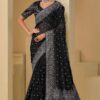 Trendy Banarasi Tuscany Designer Saree for Party