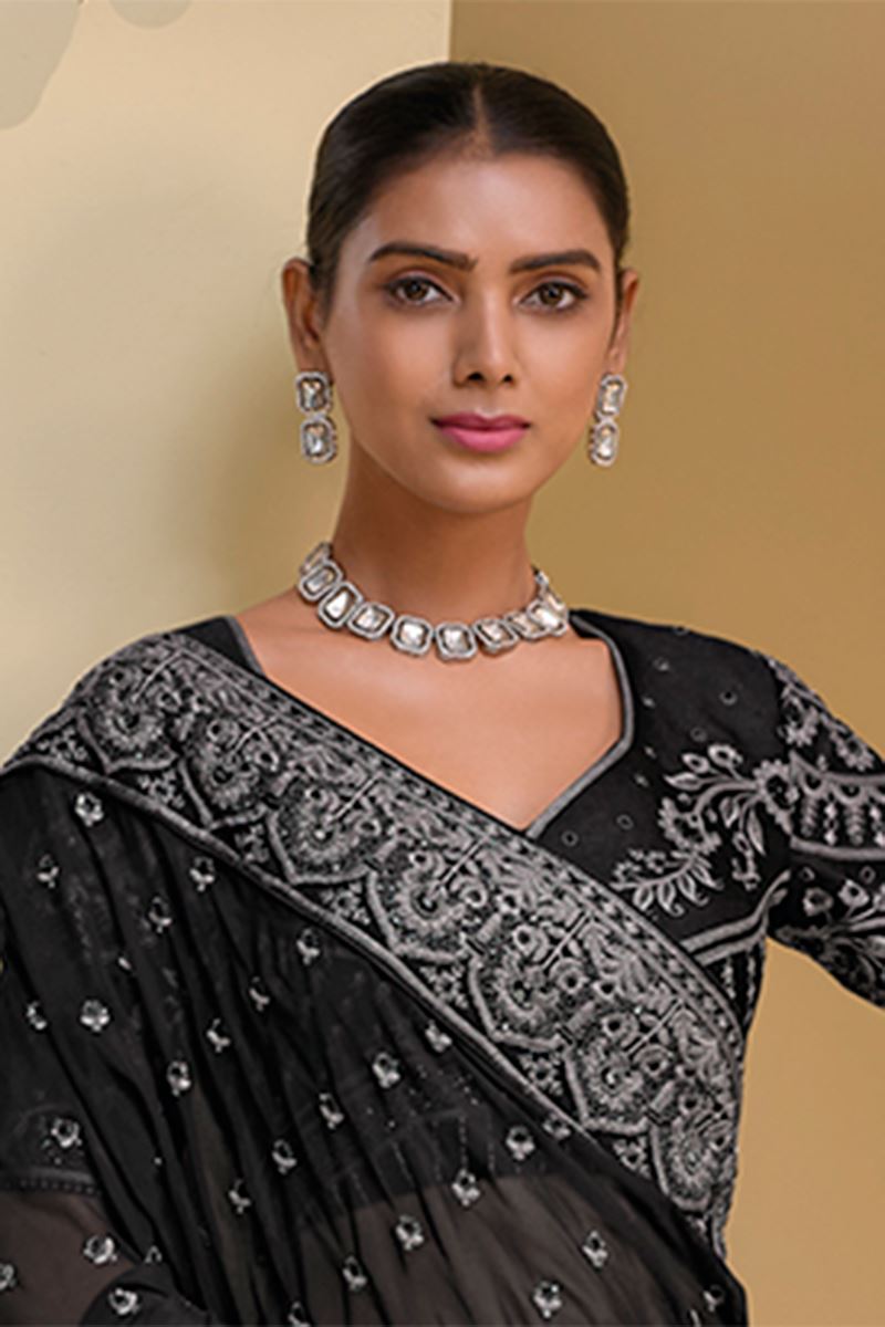 Trendy Banarasi Tuscany Designer Saree for Party