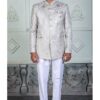 Aesthetic Cream Designer Jodhpuri Suit for Engagement, Reception and Party