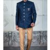 Stylish Blue Designer Jodhpuri Suit for Engagement, Reception and Party