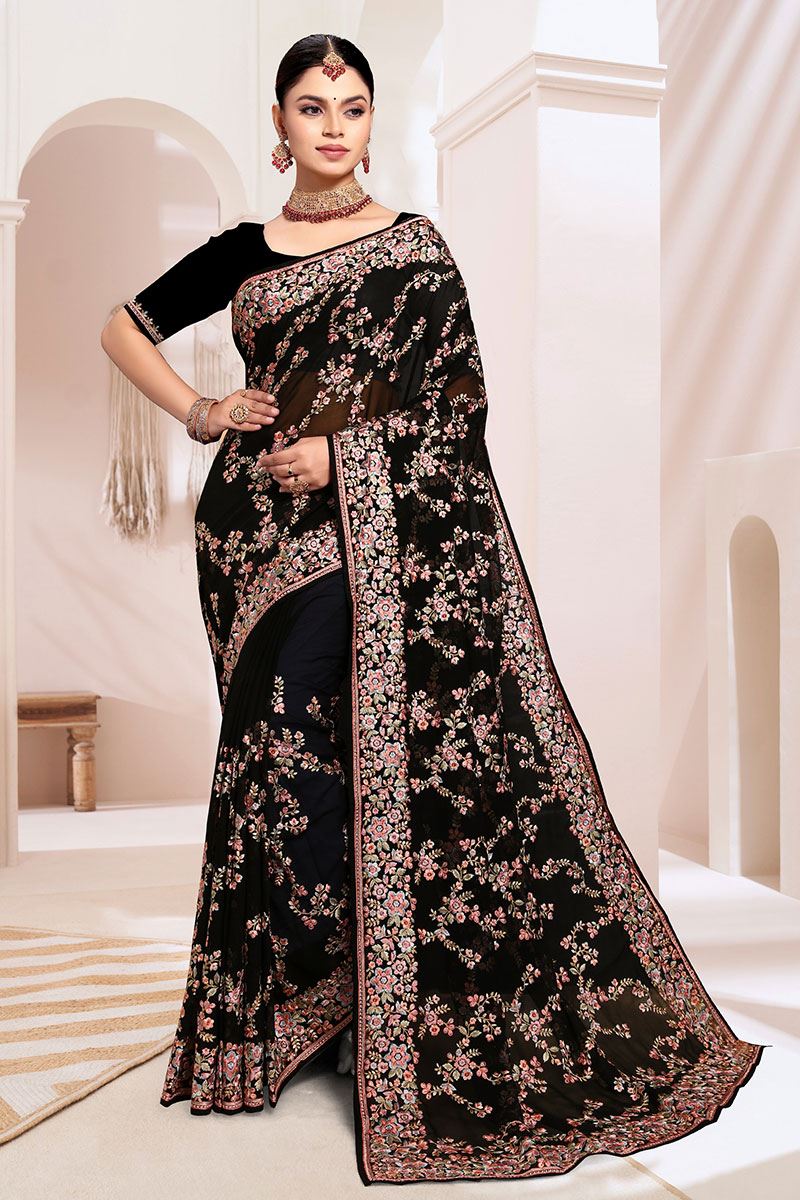Charming Georgette Designer Saree for Party