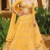 Enticing Yellow Designer Lehenga Choli for Haldi and Wedding