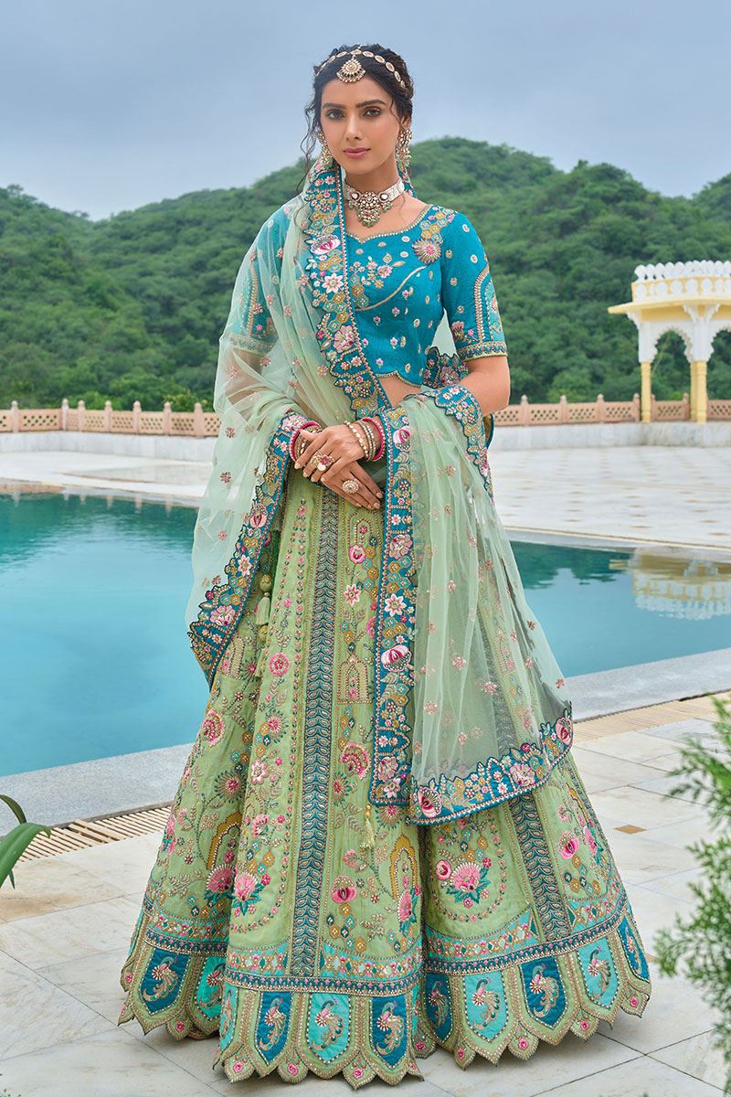 Aesthetic Designer Lehenga Choli for Wedding and Reception