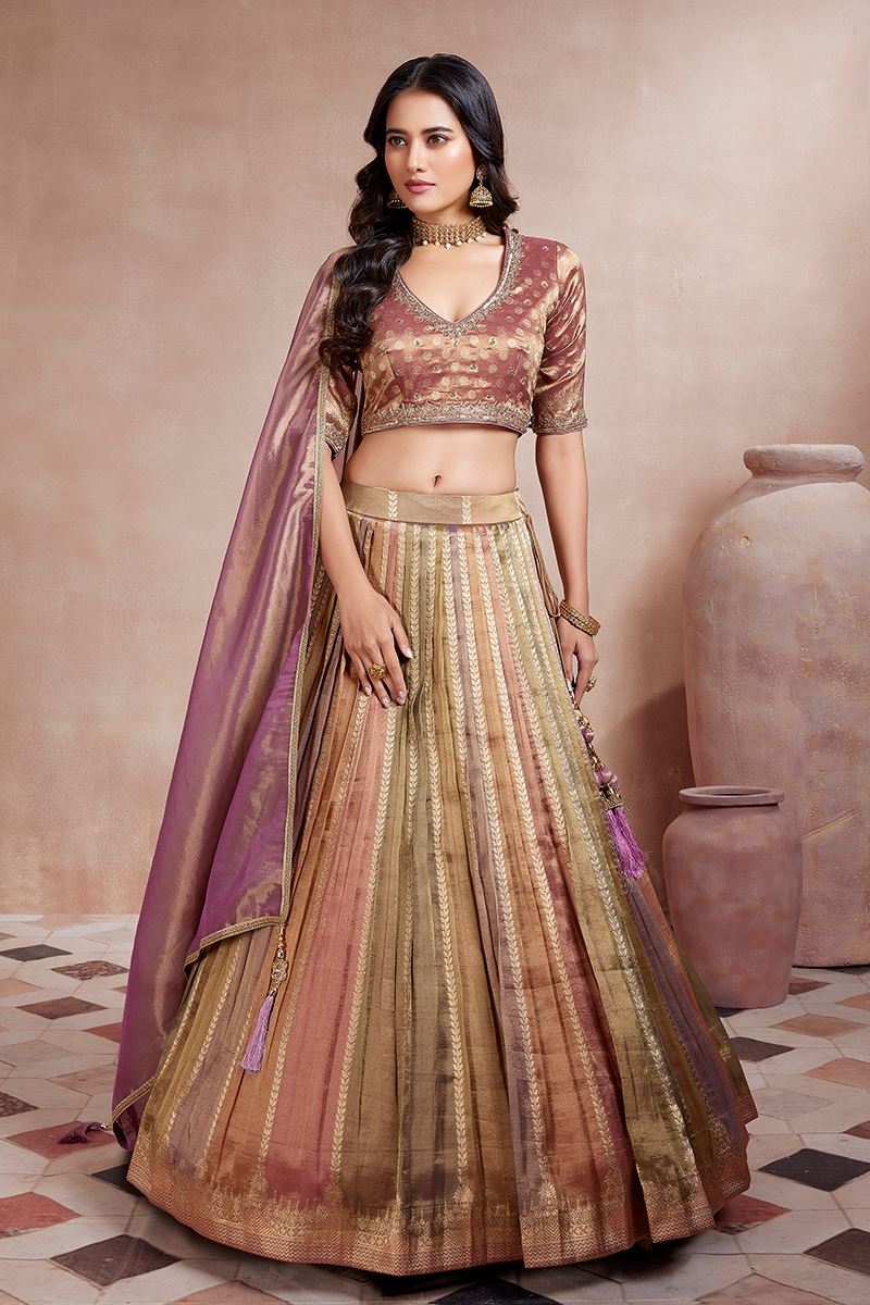 Exquisite Multi Designer Wedding Lehenga Choli for Engagement, Wedding, and Reception