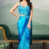 Royal Georgette Designer Saree for Party, Sangeet, and Reception