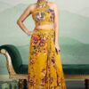 Charming Mustard Designer Palazzo Suit for Haldi and Party