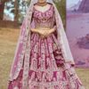 Exuberant Purple Designer Bridal Lehenga Choli for Wedding and Reception