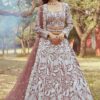 Aesthetic Rose Gold Designer Wedding Lehenga Choli for Wedding and Reception