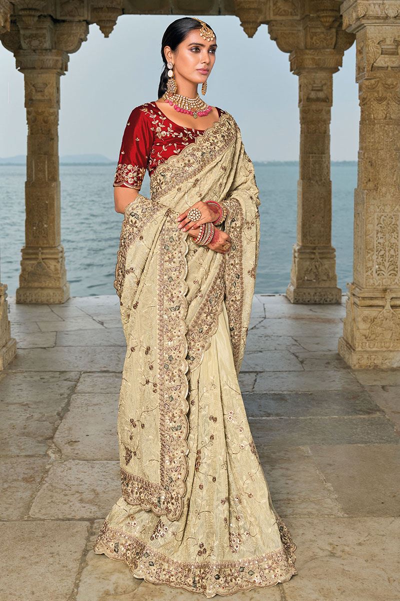 Royal Pure Banarasi Silk Saree for Wedding, Engagement, and Reception