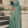 Charismatic Pure Crush Tissue Saree for Mehendi and Party