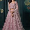 DivineDusty Pink Designer Lehenga Choli for Engagement and Reception