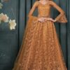 ArtisticOrange Designer Bridal Lehenga Choli for Engagement and Reception