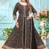 SmashingBlack Designer Palazzo Suit for Party