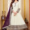TrendyCream Silk Designer Anarkali Suit for Festivals, and Party