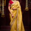 Amazing Pure Banarasi Kanjivaram Designer Saree for Wedding, Haldi, Engagement and Reception