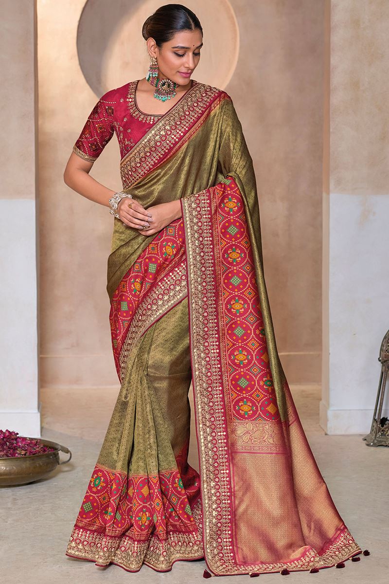 Breathtaking Pure Kanjivaram Silk Designer Saree for Wedding, Engagement, and Reception