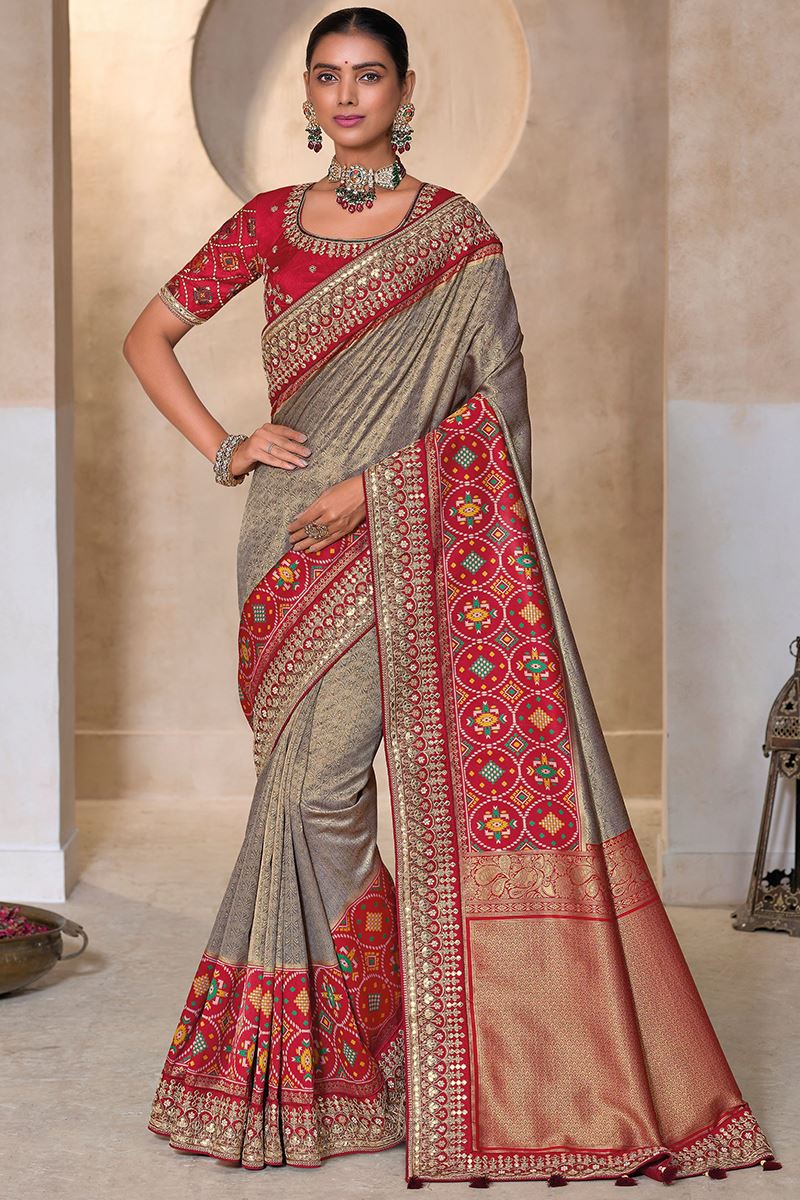 Spectacular Pure Kanjivaram Silk Designer Saree for Wedding, Engagement, and Reception