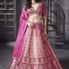 Surreal Pink Designer Bridal Lehenga Choli for Wedding and Reception