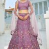 Gorgeous Net Designer Indo-Western Lehenga Choli for Engagement and Reception