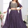 GorgeousWine Designer Wedding Lehenga Choli for Wedding and Reception