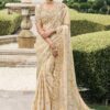 Breathtaking Pure Viscose Tissue Jacquard Designer Saree for Engagement, Party, and Reception
