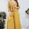 TrendyYellow Designer Palazzo Suit for Haldi and Party