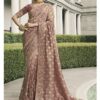 Astounding Pure Viscose Tissue Jacquard Designer Saree for Sangeet, Engagement, Party, and Reception